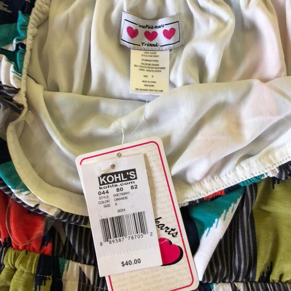 Strapless patterned dress - Picture 3 of 4